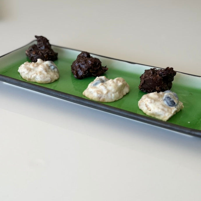 dark and white chocolate