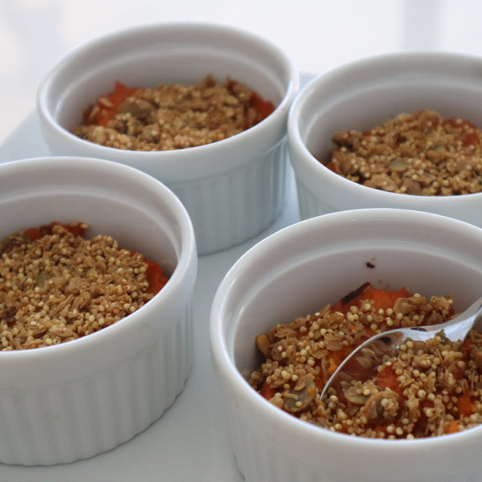 Roasted Sweet Potato Purée with a Southwestern Twist