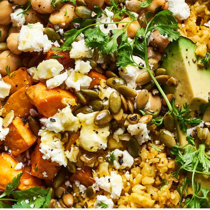 cauliflower rice bowl