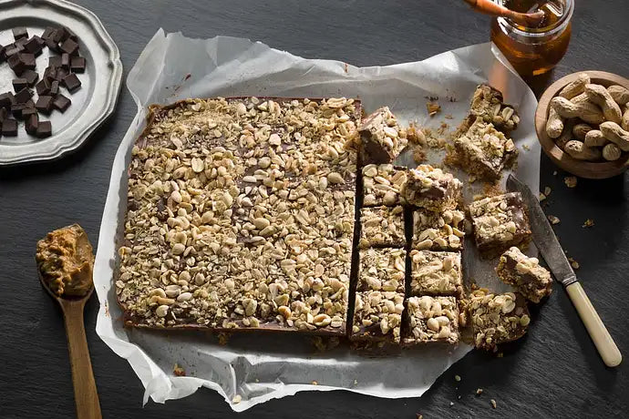 roasted peanut layer bars