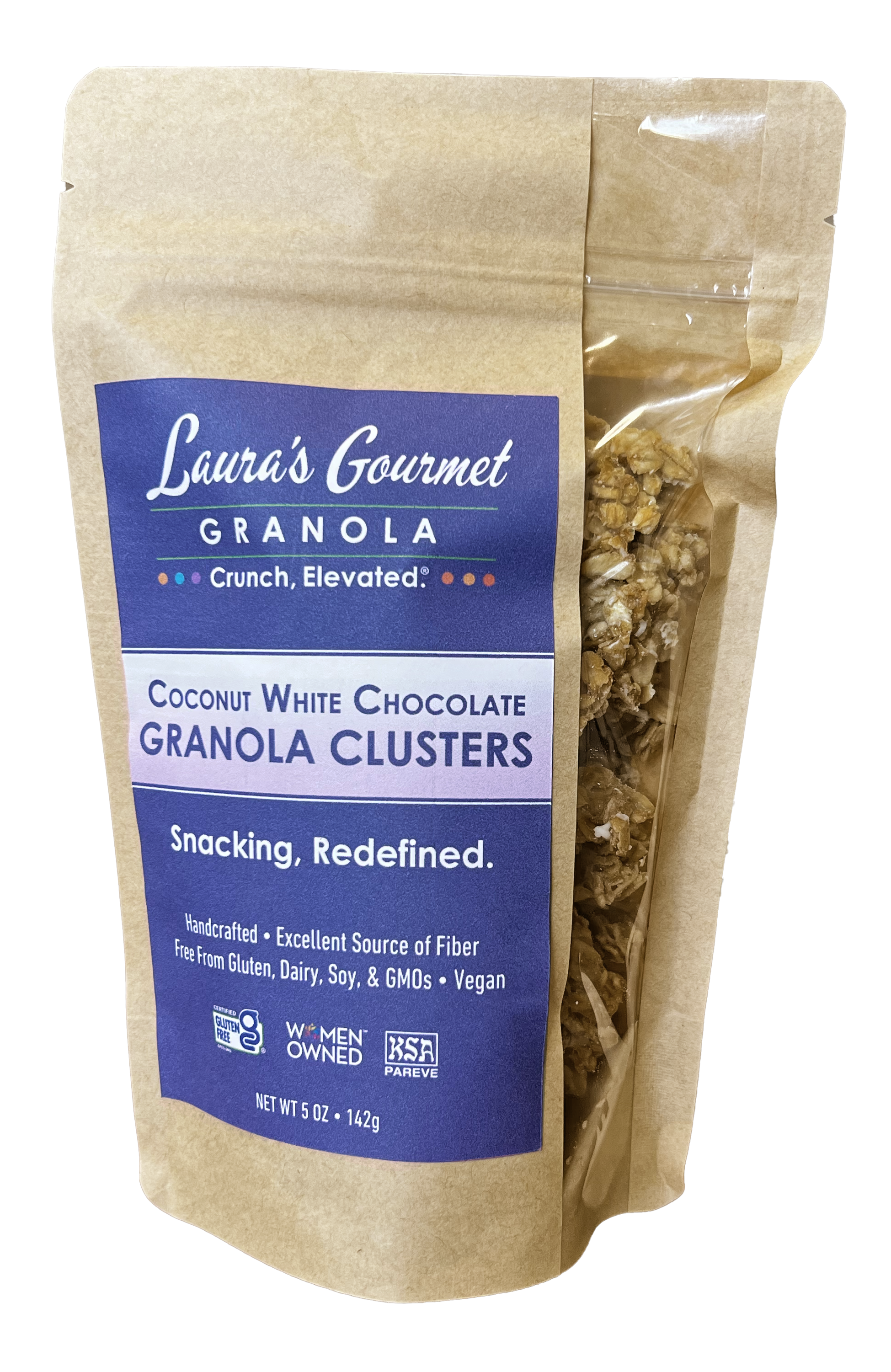 Coconut White Chocolate Granola Clusters