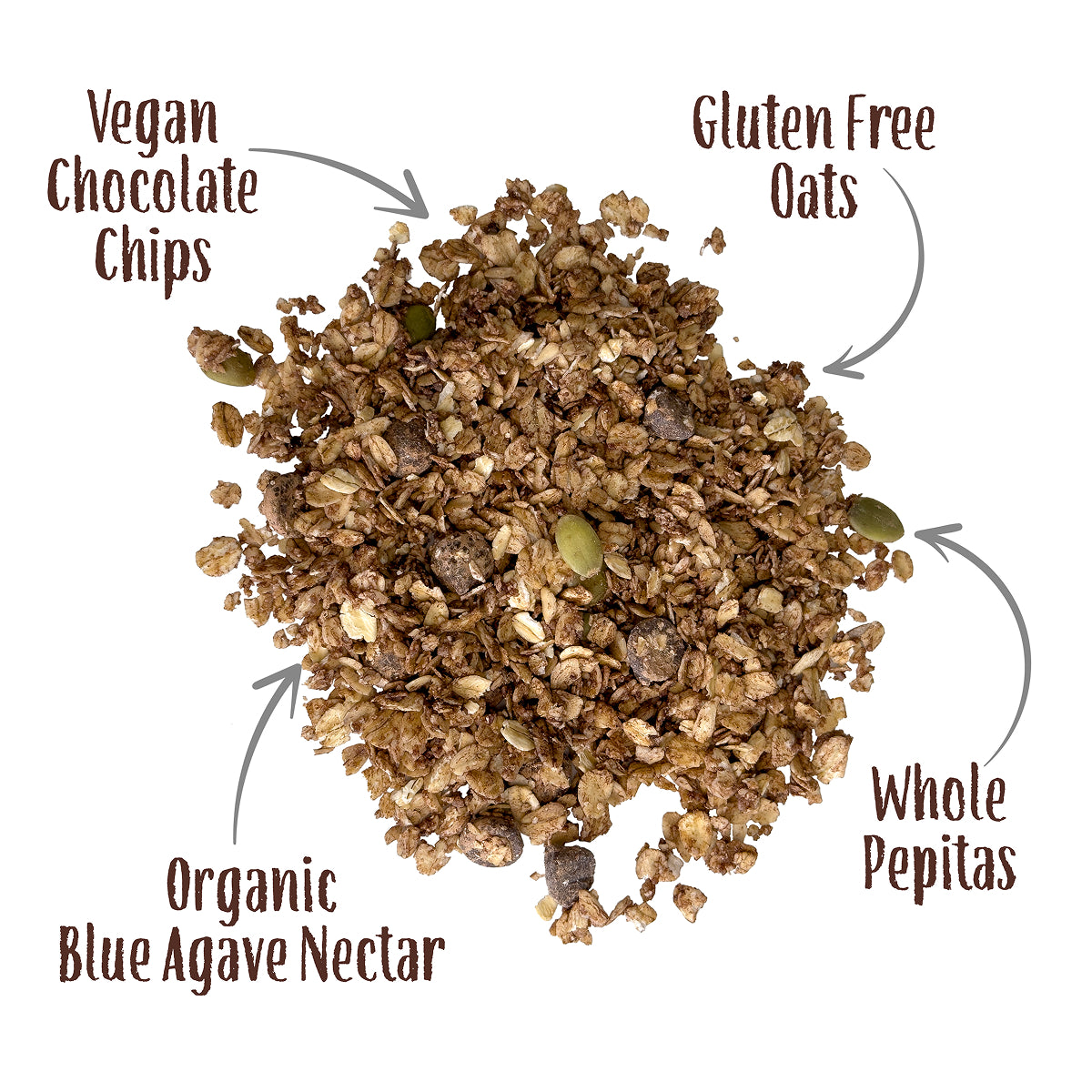 Blueberry Bliss Crunch ingredients bowl