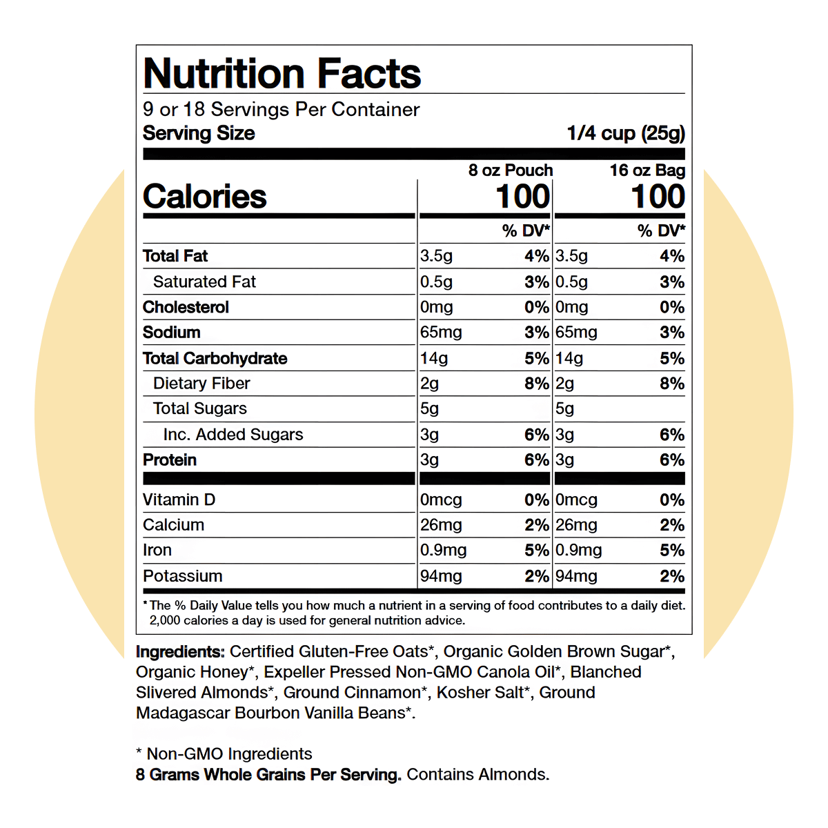 Vanilla Almond Crunch Granola