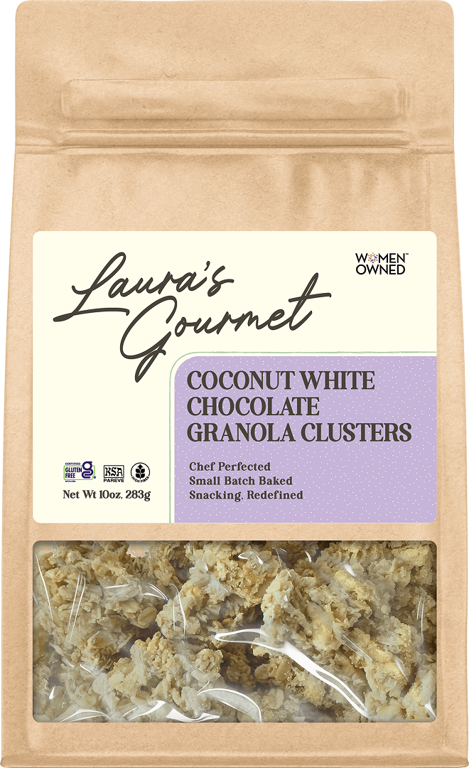 Coconut White Chocolate Granola Clusters