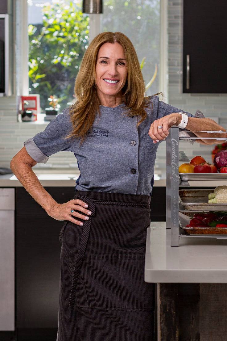 chef laura briscoe with countercool home meet countercool