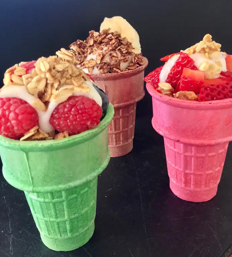 yogurt cone parfaits