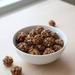 Hot Chocolate Peppermint Granola Clusters
