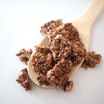 Hot Chocolate Peppermint Granola Clusters