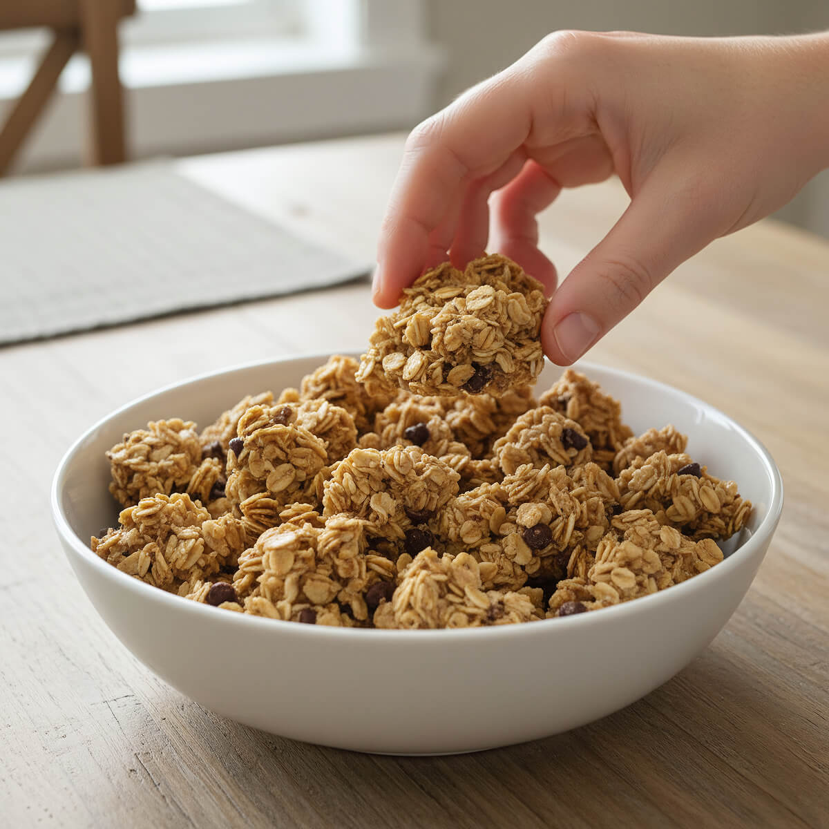 Blueberry Bliss Crunch ingredients bowl